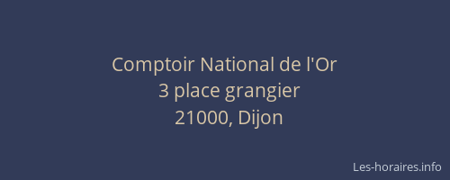 Comptoir National de l'Or
