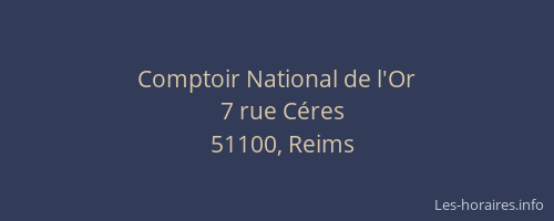 Comptoir National de l'Or
