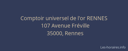 Comptoir universel de l'or RENNES