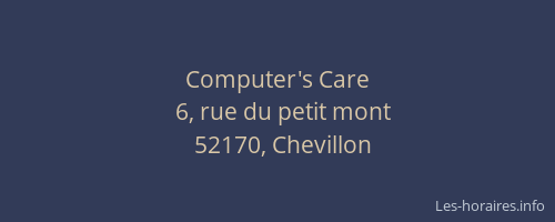 Computer's Care