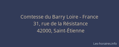 Comtesse du Barry Loire - France