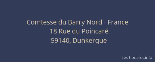 Comtesse du Barry Nord - France