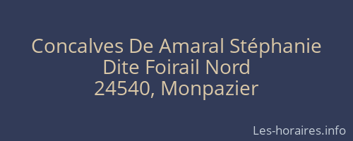 Concalves De Amaral Stéphanie