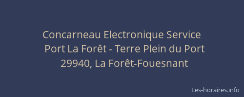 Concarneau Electronique Service