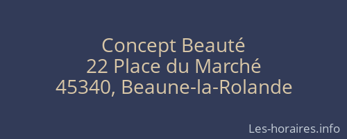 Concept Beauté