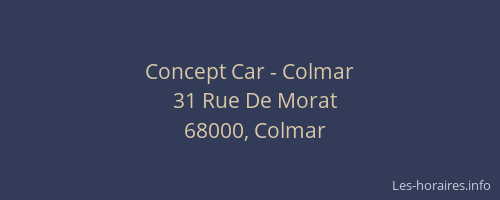 Concept Car - Colmar