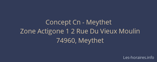 Concept Cn - Meythet
