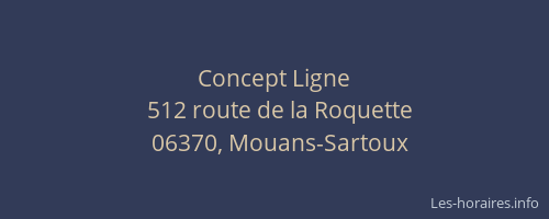 Concept Ligne