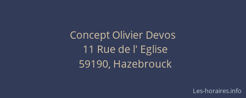 Concept Olivier Devos