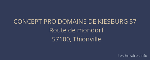 CONCEPT PRO DOMAINE DE KIESBURG 57