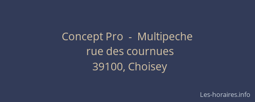 Concept Pro  -  Multipeche