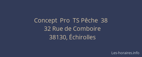Concept  Pro  TS Pêche  38