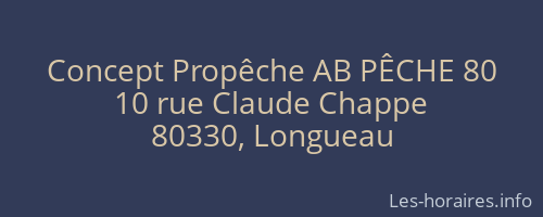 Concept Propêche AB PÊCHE 80