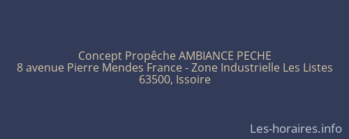 Concept Propêche AMBIANCE PECHE