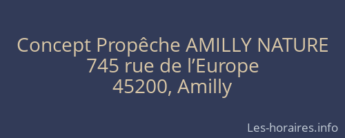 Concept Propêche AMILLY NATURE