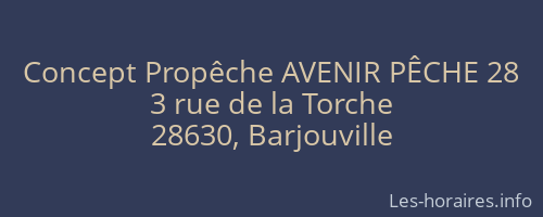 Concept Propêche AVENIR PÊCHE 28