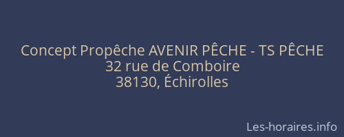 Concept Propêche AVENIR PÊCHE - TS PÊCHE