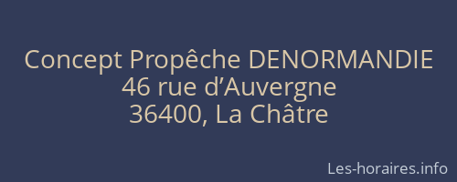 Concept Propêche DENORMANDIE