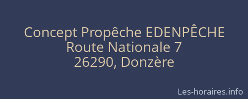 Concept Propêche EDENPÊCHE