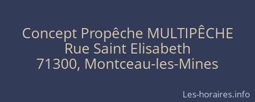 Concept Propêche MULTIPÊCHE