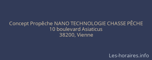 Concept Propêche NANO TECHNOLOGIE CHASSE PÊCHE