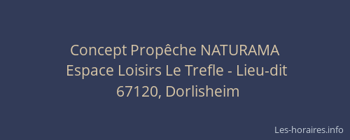 Concept Propêche NATURAMA