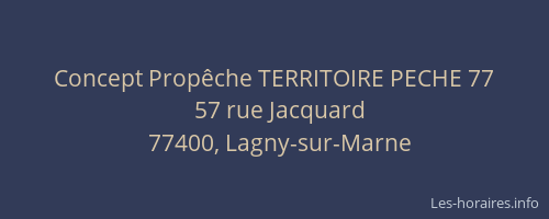 Concept Propêche TERRITOIRE PECHE 77