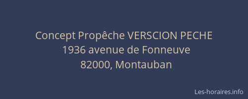 Concept Propêche VERSCION PECHE