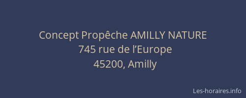 Concept Propêche AMILLY NATURE