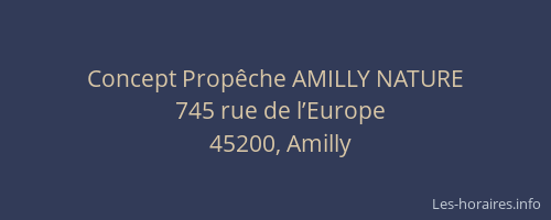 Concept Prop&ecirc;che AMILLY NATURE