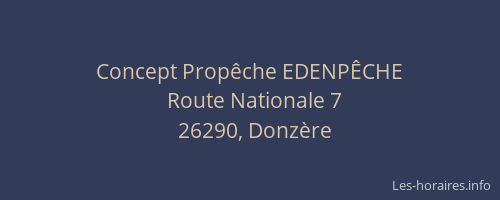 Concept Prop&ecirc;che EDENP&Ecirc;CHE