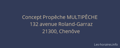 Concept Prop&ecirc;che MULTIP&Ecirc;CHE