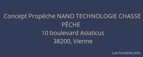 Concept Prop&ecirc;che NANO TECHNOLOGIE CHASSE P&Ecirc;CHE