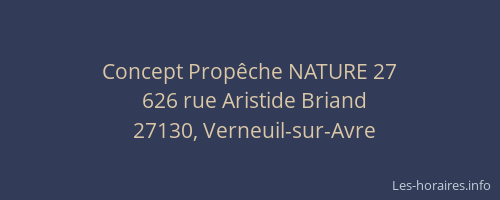 Concept Prop&ecirc;che NATURE 27
