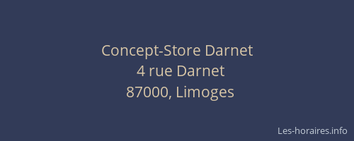 Concept-Store Darnet