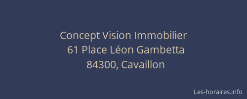 Concept Vision Immobilier
