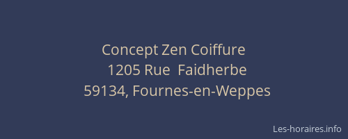 Concept Zen Coiffure
