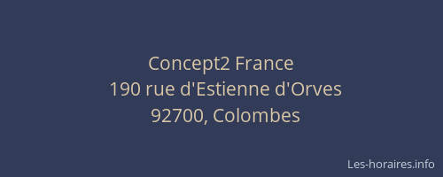 Concept2 France