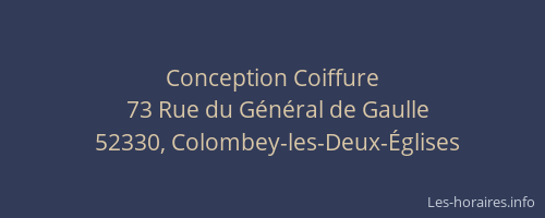 Conception Coiffure