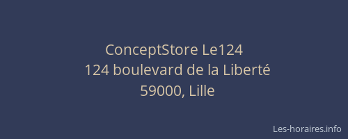 ConceptStore Le124