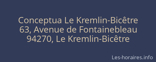 Conceptua Le Kremlin-Bicêtre