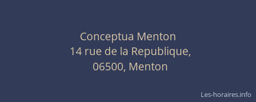 Conceptua Menton