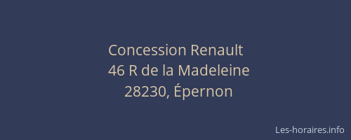 Concession Renault