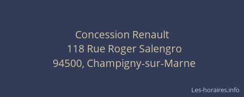 Concession Renault