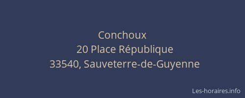 Conchoux