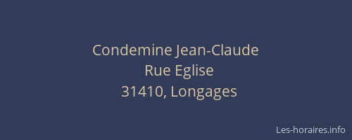 Condemine Jean-Claude