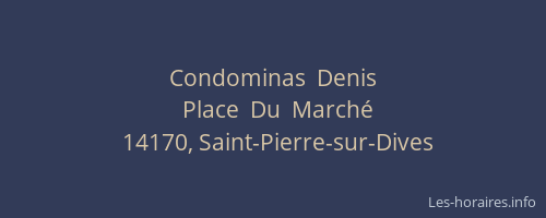 Condominas  Denis