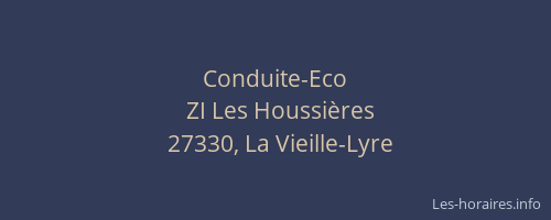 Conduite-Eco