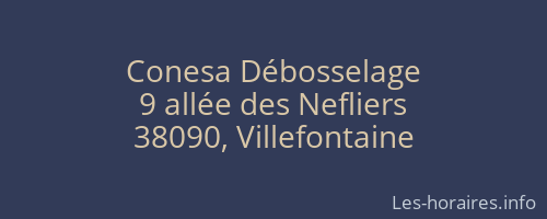 Conesa Débosselage
