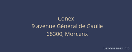 Conex